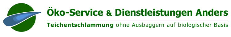 Öko-Service & Dienstleistungen Anders, Teichentschlammung ohne Ausbaggern auf biologischer Basis